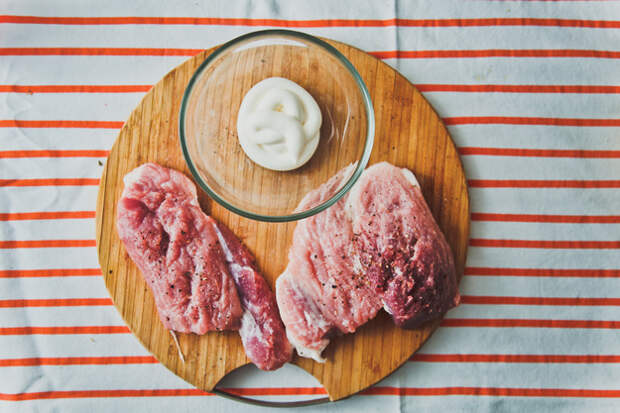 Мясо   по-французски: пошаговый рецепт