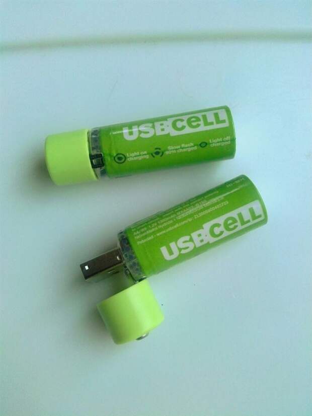 12. Батарейки, заряжающиеся от USB быт, изобретения, неприятности