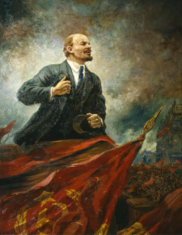 Никто и никогда не забудет имя − Ленин !