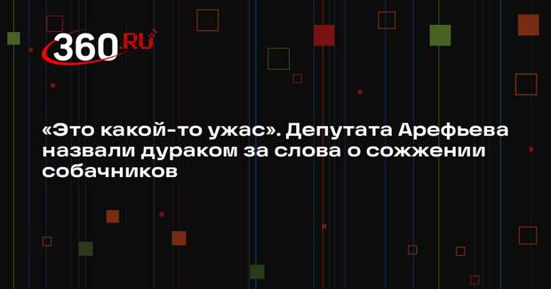 Член комиссии по этике Драпеко назвала Арефьева дураком за слова о собачниках