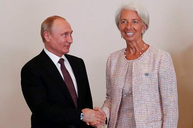Путин и глава МВФ