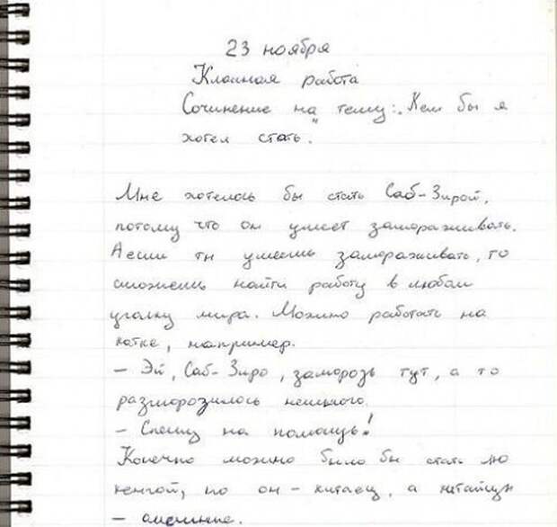 11. Хитренький. Саб-Зиро все хотят… дети, опять двойка, сочинение, школа