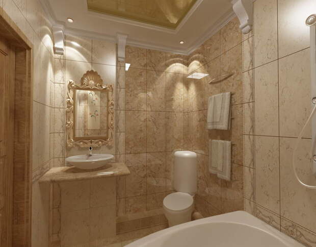 маленькая ванная комната интерьер - Дизайн ванной комнаты фо…