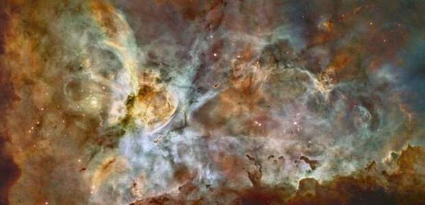 Туманность Карина космос, красота, телескоп, хаббл, юбилей