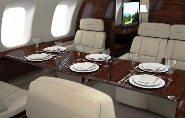 Частный самолет Bombardier Global 8000.