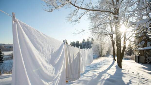 Правда ли, что постельное белье лучше сушить на морозе