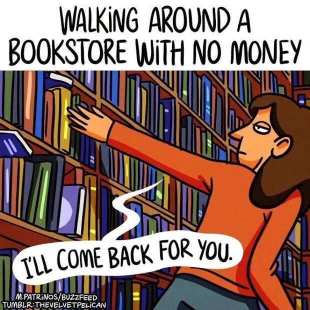 Shopping when you're a book lover can be stressful.