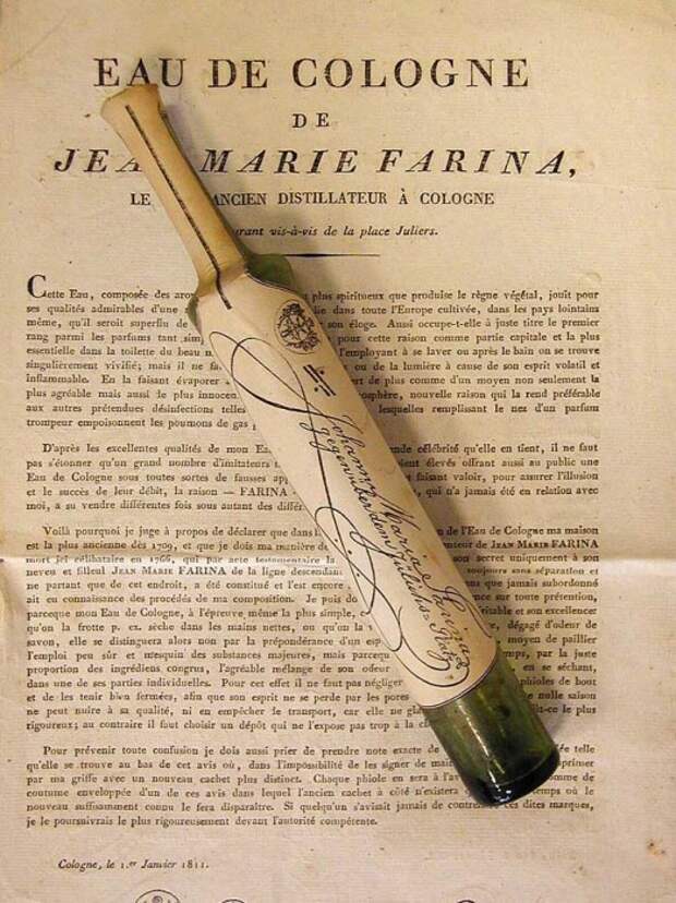 Оригинальная Eau de Cologne 1811 года Оригинальная Eau de Cologne 1811 года