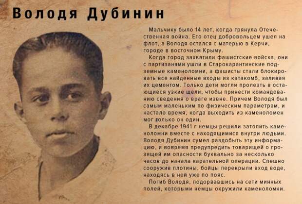 Дети - герои Великой Отечественной войны 1941-1945 и их подвиги