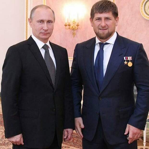 Путин назвал эффективной работу Кадырова