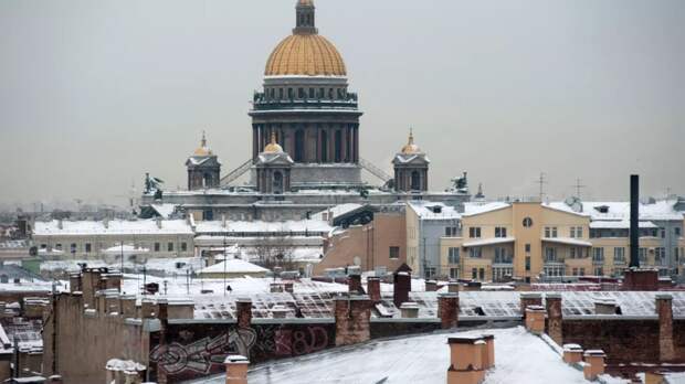 В центре Петербурга зафиксировали рекордный мороз в -23,5 °C
