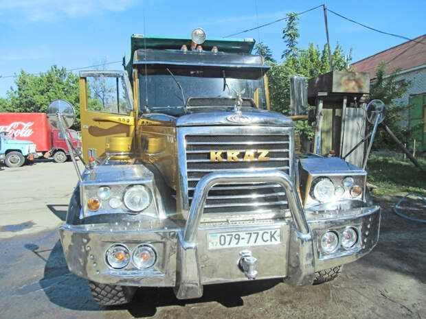Тюнинг рабочего грузовика КрАЗ-256 256, грузовик, краз, самосвал, тюнинг