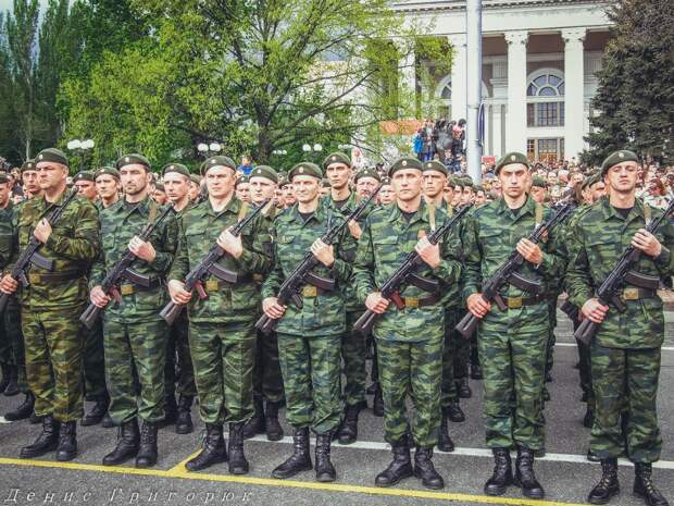 Парад победы в Донецке 9.05.2015.  день победы, донбасс, новоросия