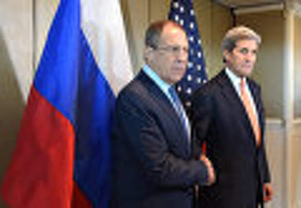 Встреча главы МИД РФ С. Лаврова и госсекретаря США Д. Керри