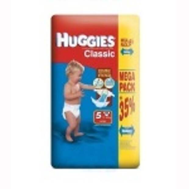 Подгузники Huggies Classic 5 (11-22 кг) 58 шт