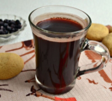 Черничный кофе