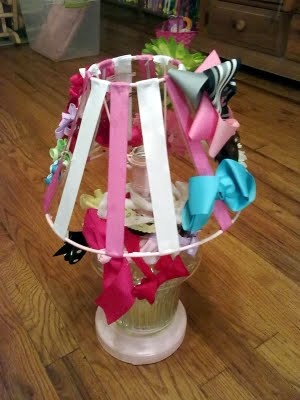 hair bow holder: 