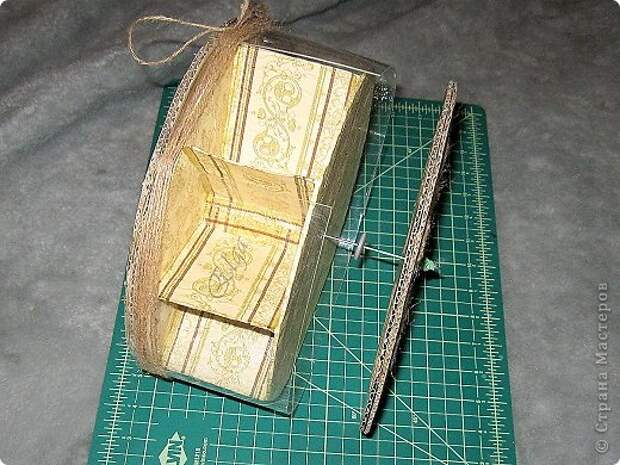 Мастер-класс Моделирование конструирование Чайное колесо Картон Клей Салфетки фото 15