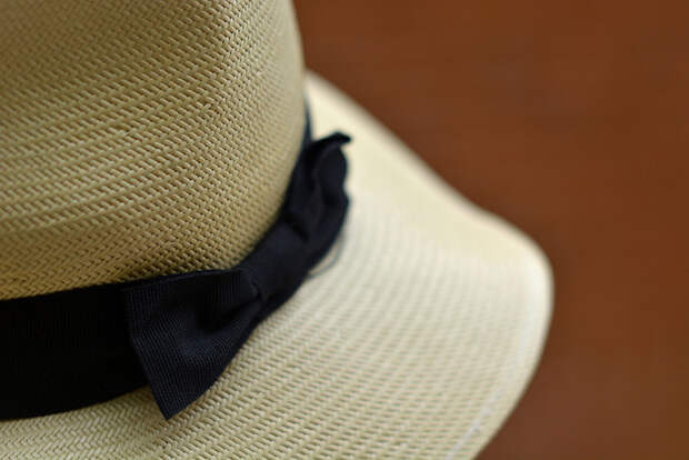 Straw fedora