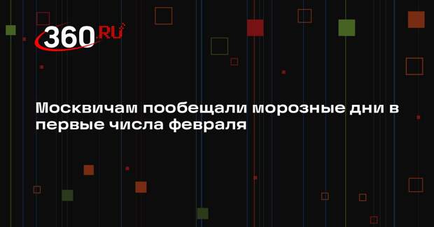 Синоптик Ильин предрек похолодание в первых числах февраля в Москве