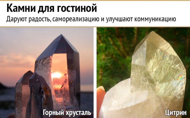 энергия камней: Гостиная - фокусировка и активация энергии