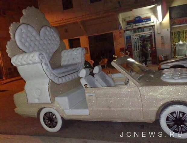 Самые необычные свадебные автомобили