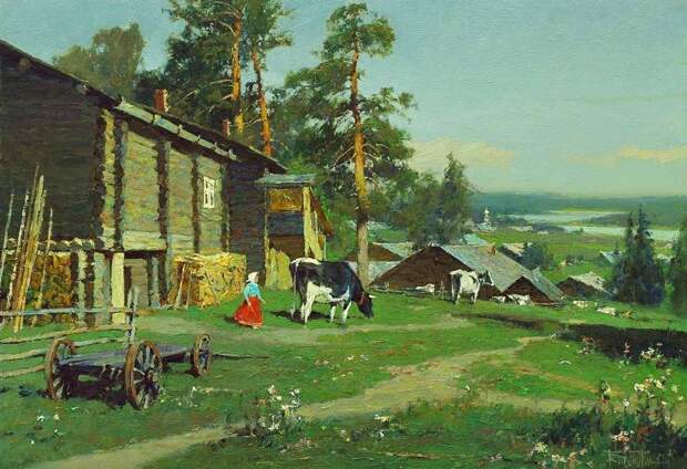 Русские пейзажи художника Васендина