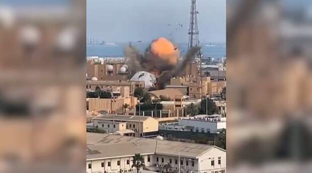 Прицельный удар «Шахеда» по базе Пятого флота США в Бахрейне попал на видео
