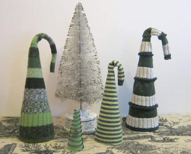 recycled sweater hat trees zipper tree