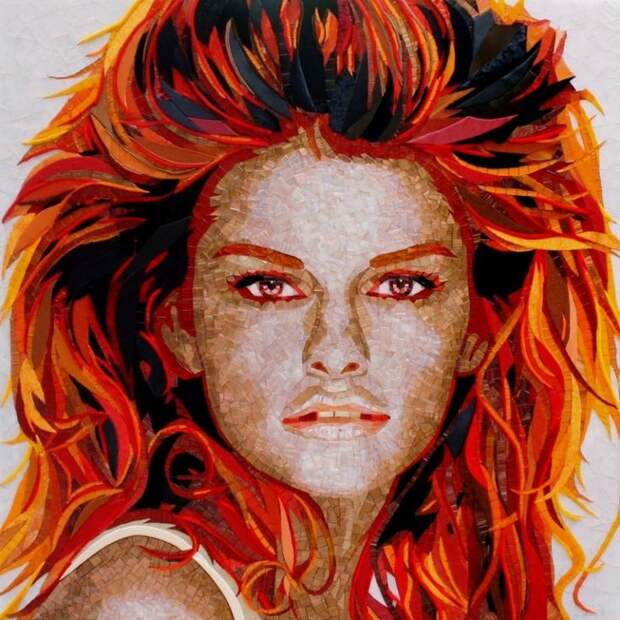 Redhead Mosaic ~ Mozaiek Nicoline