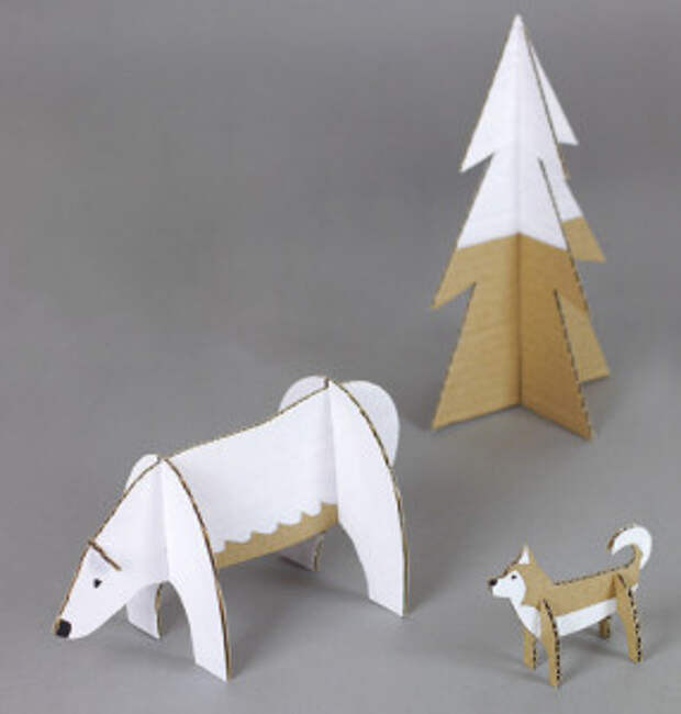 Игрушки для детей из картона (3)