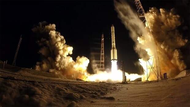 Ракета «Протон» вывела на орбиту российский военный спутник Хорошие, добрые, новости, россия, фоторепортаж