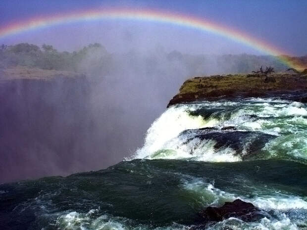 rainbow18 Радуга над самым большим водопадом в мире