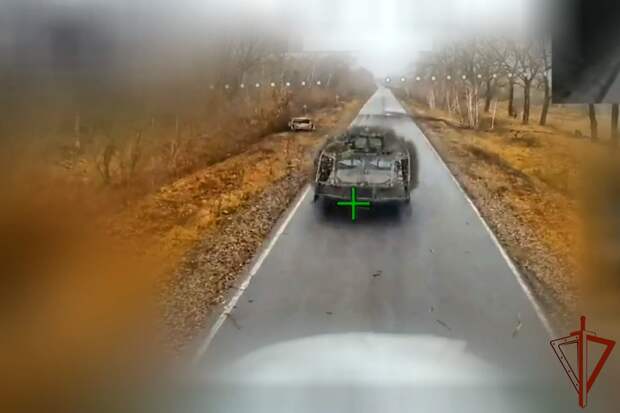 Росгвардейцы в Харьковской области уничтожили БТР ВСУ с группой эвакуации