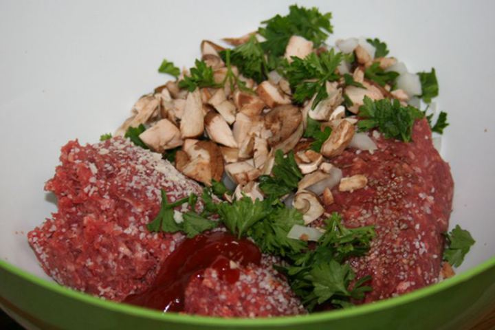 луково-мясные мячики