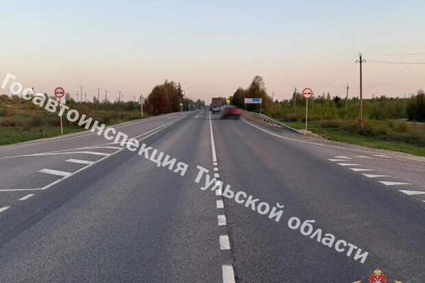 В Богородицком районе мотоциклист не уступил дорогу и попал в больницу