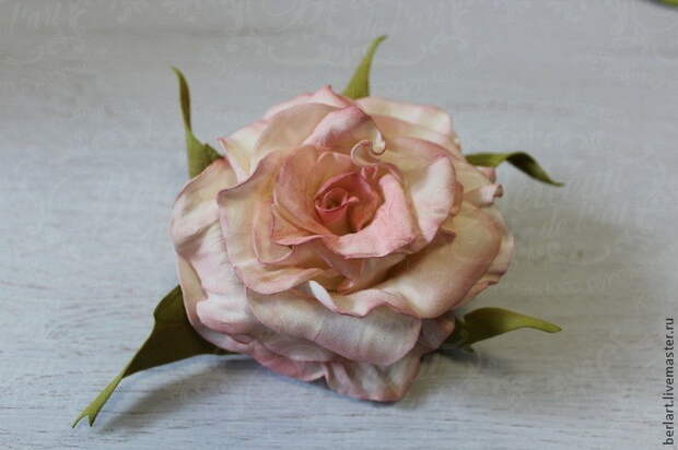 Классическая роза из фоамирана. Автор МК Колыбель искусства