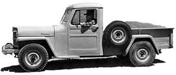 Jeep 4WD pickup, 1947 г.