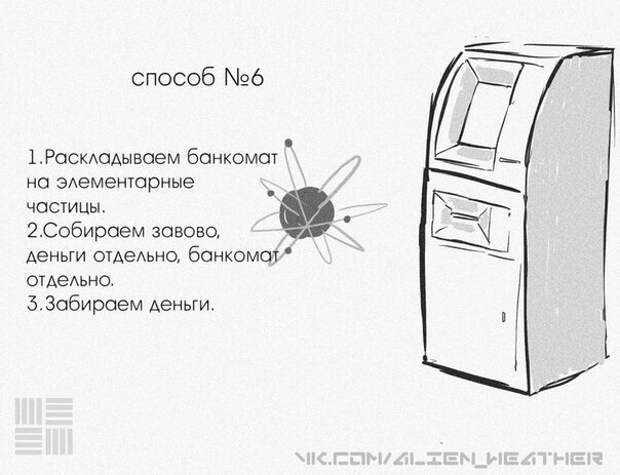 6 способов вскрыть банкомат