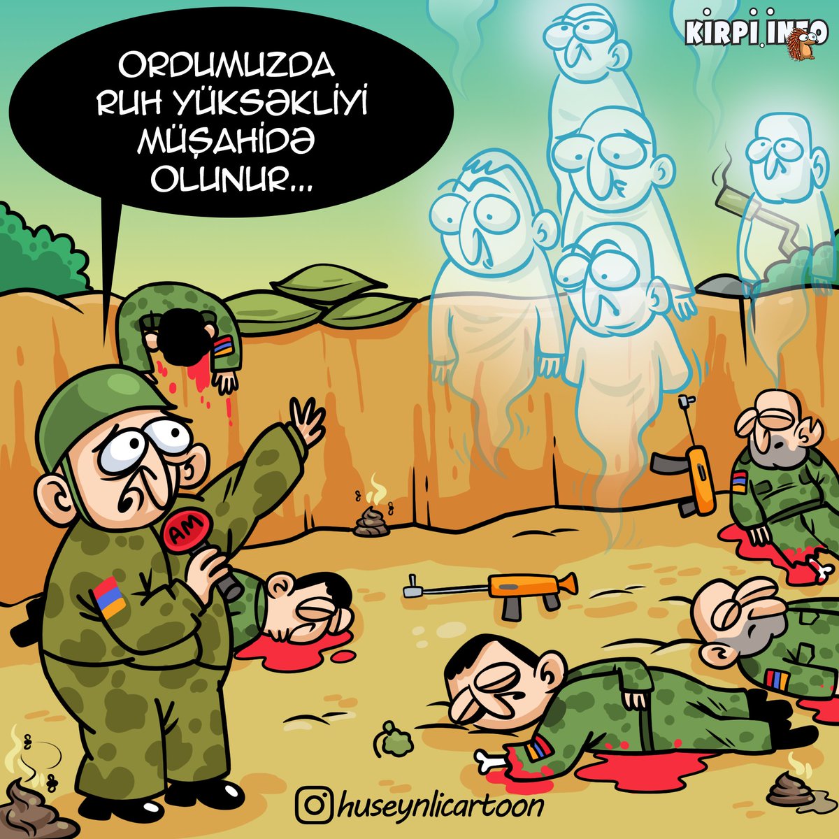 Война в Карабахе в карикатуре
