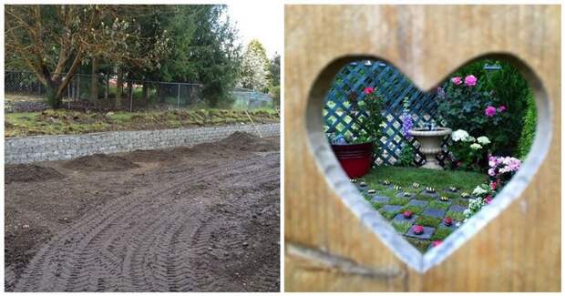 Эта женщина превратила свой уродливый сад в нечто невероятное идеи для дачи, подарки детям, сад