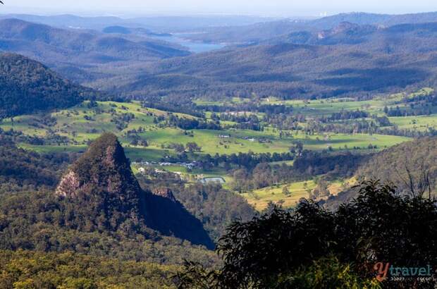 Exploring the Binna Burra Mountains in Lamington National Park, Gold Coast Hinterland, Australia