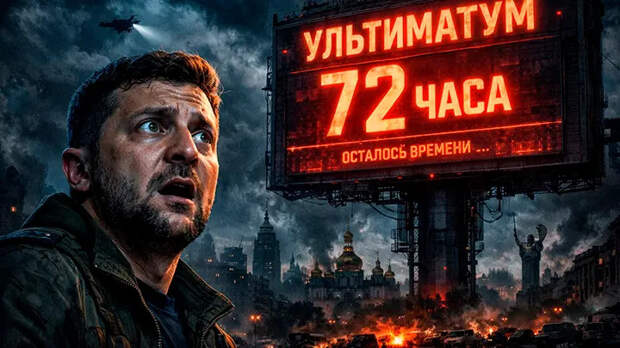 Терпение Путина лопнуло. Киев погас. "Выставлен жёсткий ультиматум". Инсайдеры в панике: "Зеленскому осталось 72 часа"
