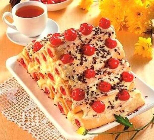Торт Поленница