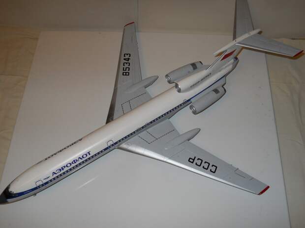 Ту-154Б2 модель самолета, модель ту-154, ту-154
