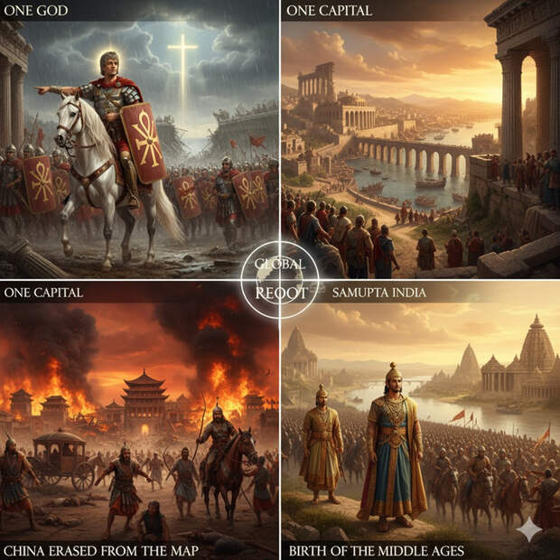 320-е: Рим выбирает одного Бога и новую столицу, а Китай стирают с карты. Рождение Средневековья