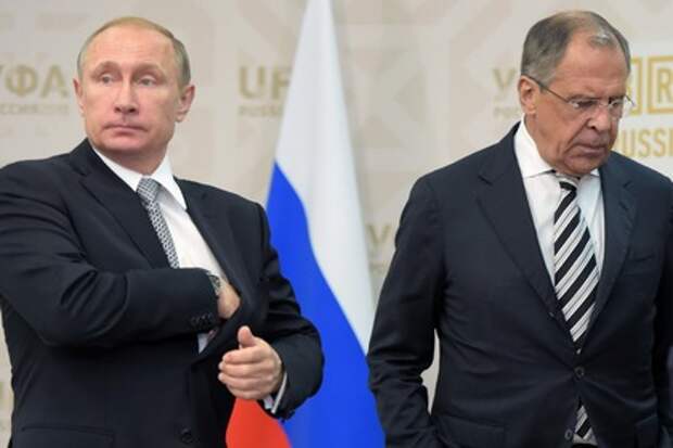 Владимир Путин и Сергей Лавров