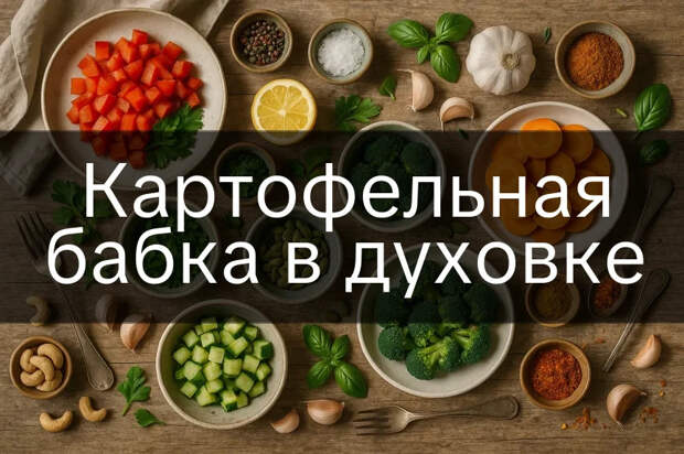 Картофельная бабка в духовке