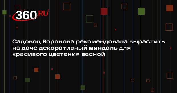 Садовод Воронова рекомендовала вырастить на даче декоративный миндаль для красивого цветения весной