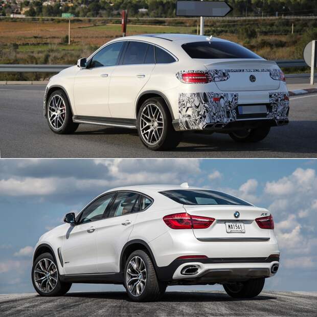 Новый Mercedes-Benz копирует BMW X6 Новый Mercedes-Benz копирует BMW X6 bmw, gle, gle coupe, mercedes-benz